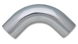 Vibrant 3.5in O.D. Universal Aluminum Tubing (90 degree bend) - Polished Vibrant Aluminum Tubing  AXOPROS