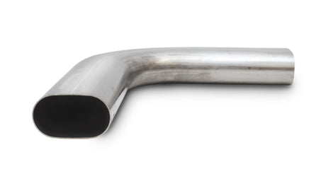 Vibrant 3.5in Oval (Nominal Size) T304 SS 90 deg Mandrel Bend 6in x 6in leg lengths Vibrant Steel Tubing  AXOPROS