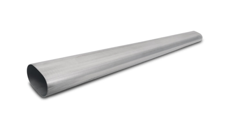 Vibrant 3.5in Oval (Nominal Size) T304 SS Straight Tubing (16 ga) - 5 foot length Vibrant Steel Tubing  AXOPROS
