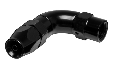 Vibrant -3AN 90 Degree High Flow Hose End Fitting for PTFE Lined Hose - Aluminum Vibrant Fittings  AXOPROS