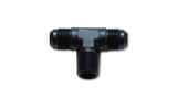 Vibrant -3AN x 1/8in NPT Flare to Pipe Tee Adapter Fitting - Aluminum Vibrant Fittings  AXOPROS