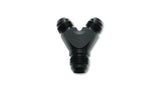 Vibrant -3AN x -3AN x -3AN Y-Adapter Fitting - Aluminum Vibrant Fittings  AXOPROS