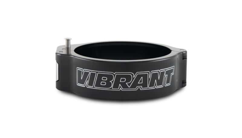 Vibrant 3in O.D. Aluminized HD 2.0 Clamp - Anodized Black (Clamp Only) Vibrant Clamps  AXOPROS