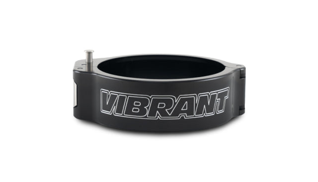 Vibrant 3in O.D. Aluminized HD 2.0 Clamp - Anodized Black (Clamp Only) Vibrant Clamps  AXOPROS