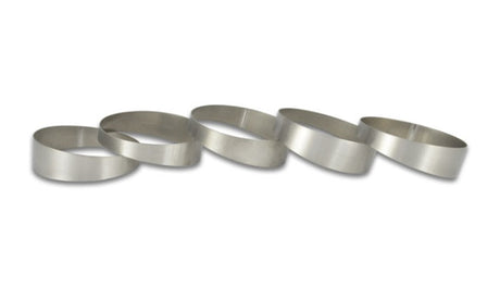 Vibrant 3in O.D. Titanium Pie Cuts - Set of 5 Vibrant Aluminum Tubing  AXOPROS