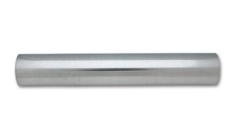 Vibrant 3in O.D. Universal Aluminum Tubing (18in long Straight Pipe) - Polished Vibrant Aluminum Tubing  AXOPROS