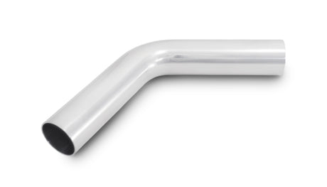 Vibrant 3in O.D. Universal Aluminum Tubing (60 degree Bend) - Polished Vibrant Aluminum Tubing  AXOPROS