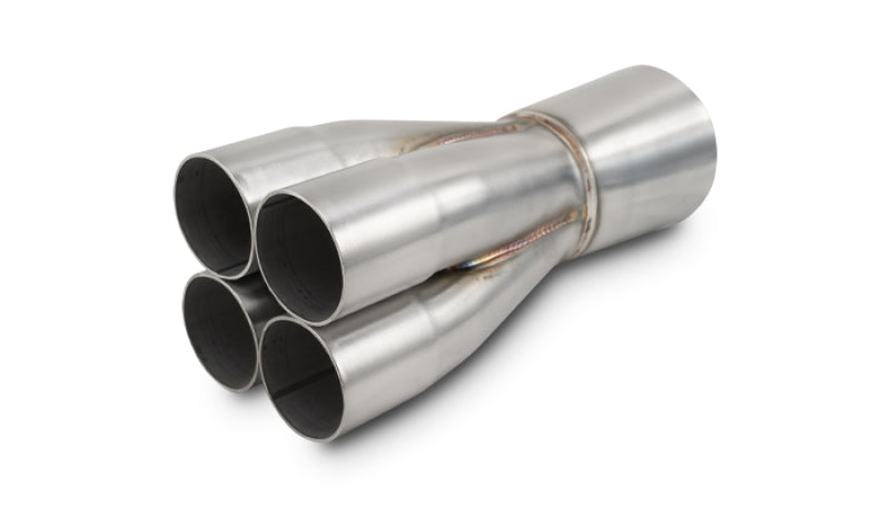 Vibrant 4-1 SS Merge Collectors (1-7/8in Inlet Slipover ID 3in Merge Outlet OD) - Sold Individually Vibrant Merge Collectors  AXOPROS