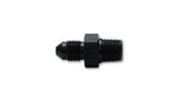 Vibrant -4 AN to 1/16in NPT Straight Adapter Fittings - Aluminum Vibrant Fittings  AXOPROS