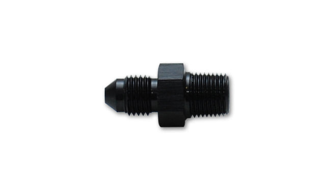 Vibrant -4 AN to 1/16in NPT Straight Adapter Fittings - Aluminum Vibrant Fittings  AXOPROS