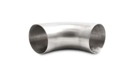 Vibrant 4.0in OD 5.91in Tangent Length T304 SS 90 Deg Mandrel Bend w/Extended Leg Length Vibrant Steel Tubing  AXOPROS