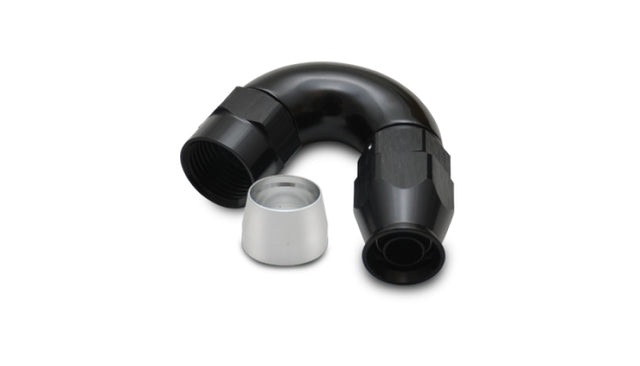 Vibrant -4AN 150 Degree Hose End Fitting for PTFE Lined Hose Vibrant Fittings  AXOPROS