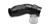 Vibrant -4AN 45 Degree Hose End Fitting for PTFE Lined Hose Vibrant Fittings  AXOPROS