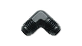 Vibrant -4AN 90deg Flare Union Fitting - Aluminum Vibrant Fittings  AXOPROS