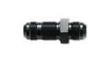 Vibrant -4AN Flare Straight Bulkhead Adapter Fitting - Aluminum Vibrant Fittings  AXOPROS