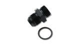 Vibrant -4AN Flare to AN Straight Cut Thread (7/16-20) w/ O-Ring Adapter Fitting Vibrant Fittings  AXOPROS