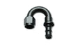Vibrant -4AN Push-On 180 Deg Hose End Fitting - Aluminum Vibrant Fittings  AXOPROS