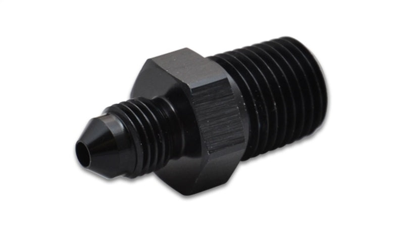 Vibrant -4AN to 1/4in NPT Straight Adapter Fitting - Aluminum Vibrant Fittings  AXOPROS