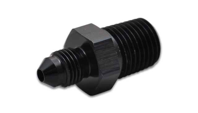 Vibrant -4AN to 1/8in NPT Straight Adapter Fitting - Aluminum Vibrant Fittings  AXOPROS