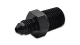 Vibrant -4AN to 3/8in NPT Straight Adapter Fitting - Aluminum Vibrant Fittings  AXOPROS