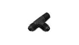 Vibrant -4AN x 1/8in NPT Flare to Pipe On Run Tee Adapter Fitting - Aluminum Vibrant Fittings  AXOPROS
