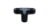 Vibrant -4AN x 1/8in NPT Flare to Pipe Tee Adapter Fitting - Aluminum Vibrant Fittings  AXOPROS