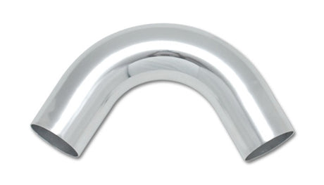 Vibrant 4in O.D. Universal Aluminum Tubing (120 degree Bend) - Polished Vibrant Aluminum Tubing  AXOPROS