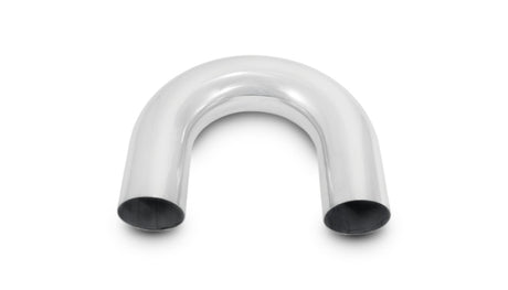 Vibrant 4in O.D. Universal Aluminum Tubing (180 degree Bend) - Polished Vibrant Aluminum Tubing  AXOPROS