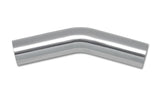 Vibrant 4in O.D. Universal Aluminum Tubing (30 degree Bend) - Polished Vibrant Aluminum Tubing  AXOPROS