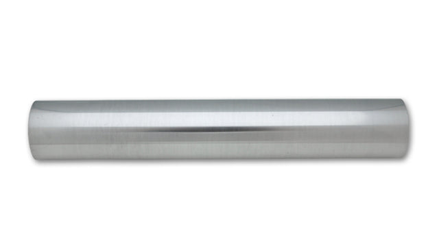 Vibrant 5in OD T6061 Aluminum Straight Tube 18in Long - Polished Vibrant Aluminum Tubing  AXOPROS
