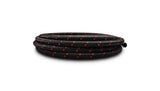 Vibrant -6 AN Two-Tone Black/Red Nylon Braided Flex Hose (10 foot roll) Vibrant Hoses  AXOPROS