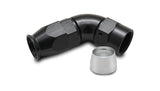 Vibrant 60 Degree High Flow Hose End Fitting for PTFE Lined Hose -12AN Vibrant Fittings  AXOPROS