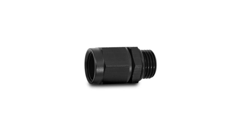 Vibrant -6AN Female to -10 ORB Swivel Adapter w/ O-Ring - Anodized Black Vibrant Fittings  AXOPROS