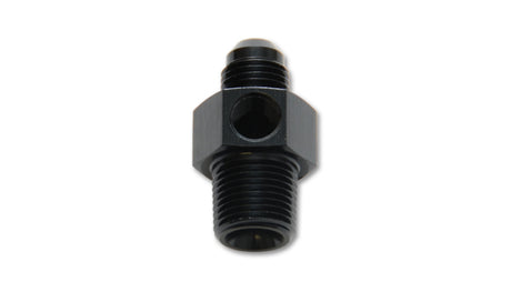 Vibrant -6AN Male to 3/8in NPT Male Union Adapter Fitting w/ 1/8in NPT Port Vibrant Fittings  AXOPROS