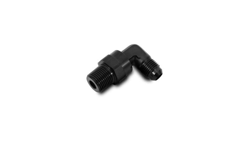 Vibrant -6AN to 1/4in NPT Male Swivel 90 Degree Adapter Fitting Vibrant Fittings  AXOPROS