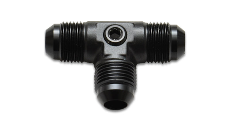 Vibrant -6AN to -6AN Male Tee Adapter Fitting with 1/8in NPT Port Vibrant Fittings  AXOPROS