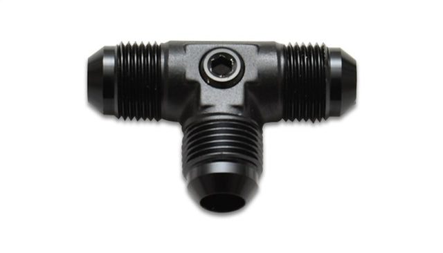 Vibrant -6AN to -6AN Male Tee Adapter Fitting with 1/8in NPT Port Vibrant Fittings  AXOPROS