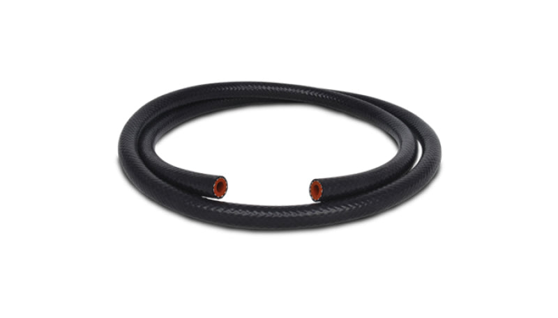 Vibrant 7/8in (22mm) I.D. x 5 ft. Silicon Heater Hose reinforced - Black Vibrant Hoses  AXOPROS
