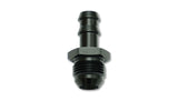 Vibrant -8 AN to 1/2in Barb Straight Fitting - Aluminum Vibrant Fittings  AXOPROS