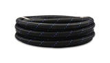 Vibrant -8 AN Two-Tone Black/Blue Nylon Braided Flex Hose (10 foot roll) Vibrant Hoses  AXOPROS