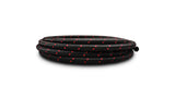 Vibrant -8 AN Two-Tone Black/Red Nylon Braided Flex Hose (5 foot roll) Vibrant Hoses  AXOPROS