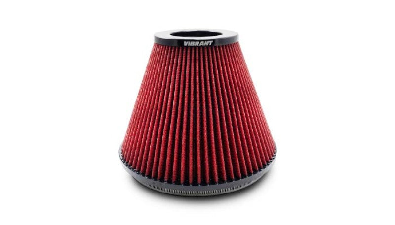 Vibrant 8.75in Inlet I.D. x 8.50in Height Bellmouth Velocity Stack Classiic Performance Air Filter Vibrant Air Filters - Universal Fit  AXOPROS
