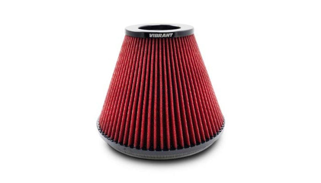 Vibrant 8.75in Inlet I.D. x 8.50in Height Bellmouth Velocity Stack Classiic Performance Air Filter Vibrant Air Filters - Universal Fit  AXOPROS