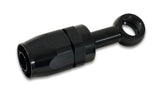 Vibrant -8AN Banjo Hose End Fitting for use with M12 or 7/16in Banjo Bolt - Aluminum Black Vibrant Fittings  AXOPROS
