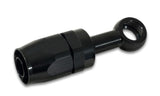 Vibrant -8AN Banjo Hose End Fitting for use with M14 or 9/16in Banjo Bolt - Aluminum Black Vibrant Fittings  AXOPROS