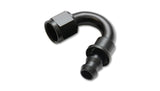 Vibrant -8AN Push-On 150 Deg Hose End Fitting - Aluminum Vibrant Fittings  AXOPROS