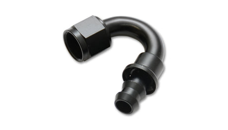 Vibrant -8AN Push-On 150 Deg Hose End Fitting - Aluminum Vibrant Fittings  AXOPROS