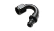Vibrant -8AN Push-On 150 Deg Hose End Fitting - Aluminum Vibrant Fittings  AXOPROS