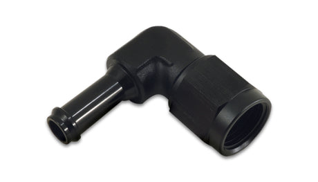 Vibrant -8AN to 1/2in Hose Barb 90 Degree Adapter - Anodized Black Vibrant Fittings  AXOPROS