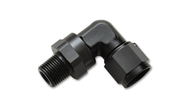 Vibrant -8AN to 1/2in NPT Female Swivel 90 Degree Adapter Fitting Vibrant Fittings  AXOPROS